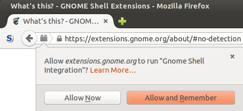 Enable Extension