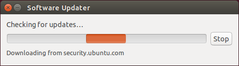 Software Updater Checking for Updates